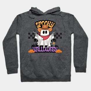 Ghost Cowboy Spooky Halloween Hoodie